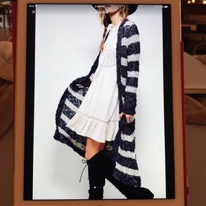 Free People Duster Cardigan NWOT